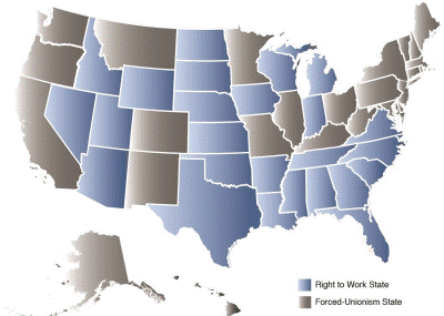 National Right to Work Foundation WSJ: Repeal of Right to Work