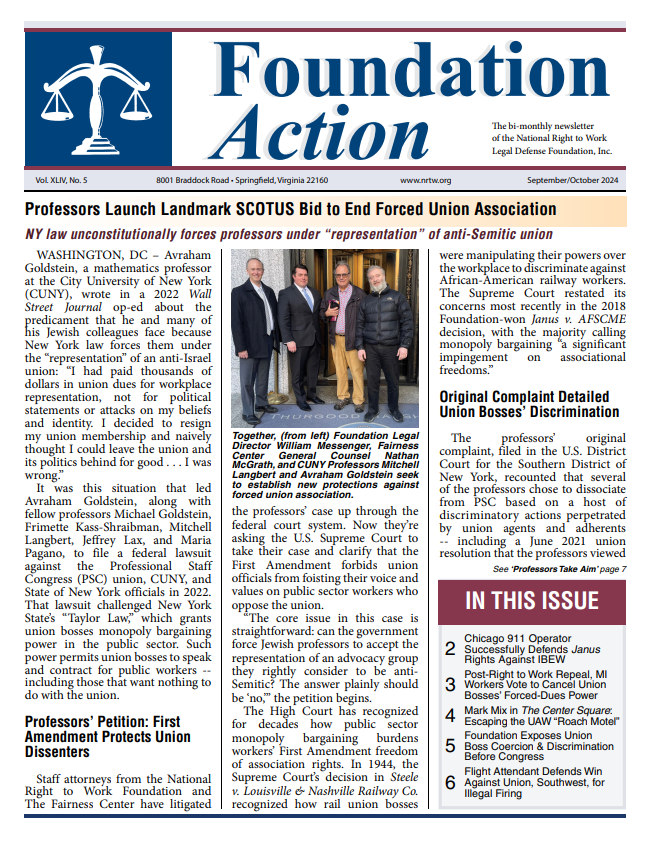 Foundation Action September October 2024 Issue Cover